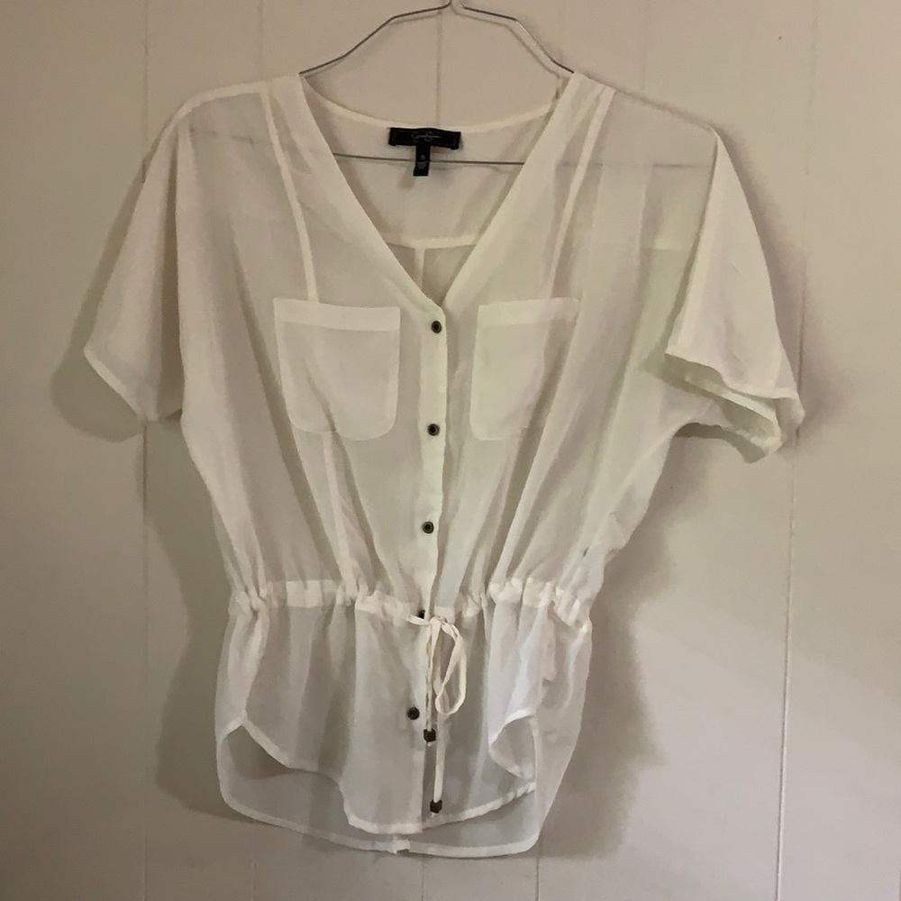 Jessica Simpson Sheer Tunic